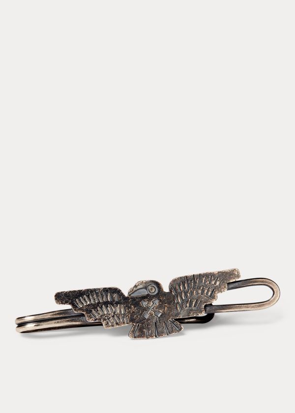 Men's Ralph Lauren Sterling Bird Ties Clip | 038472ULZ